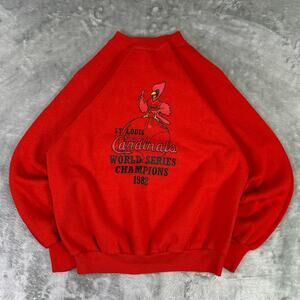 VTG 1982 St Louis Cardinals Sportswear Gold Tag Crewneck Sz M MLB Sweatshirt